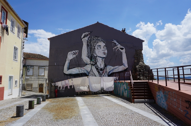 street art in Portugal, Covilhã, de hoofdstad van street art in Portugal