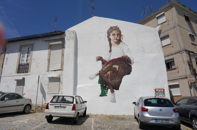 street art in Portugal, Covilhã, de hoofdstad van street art in Portugal
